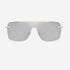 Square shield Metal Men's Sunglasses Coslada